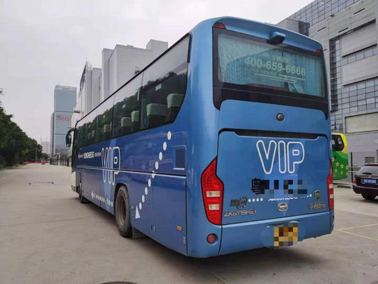 Χρησιμοποιημένο λεωφορείο Zk6119 47 Yutong καθισμάτων αερόσακων πλαισίων ευρο- IV Yuchai αριστερό χρησιμοποιημένο Drive τουριστηκό λεωφορείο πορτών μηχανών διπλό