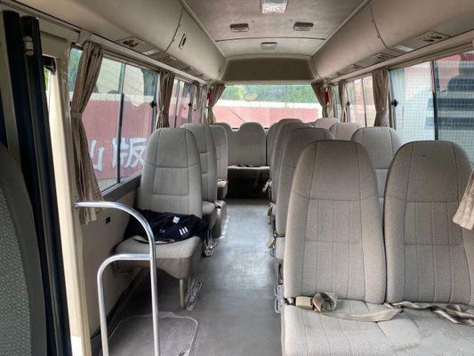 2011 έτος 18 χρησιμοποιημένο το καθίσματα λεωφορείο ακτοφυλάκων, χρησιμοποιημένο LHD μίνι λεωφορείο ακτοφυλάκων της Toyota λεωφορείων με τη μηχανή βενζίνης 2TR, άφησε την οδήγηση