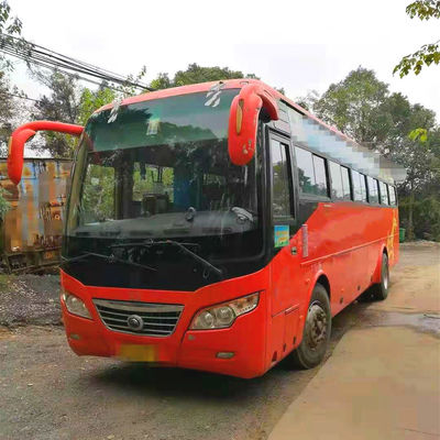 44 τα καθίσματα χρησιμοποίησαν Yutong ZK6102D χρησιμοποιημένες τις λεωφορείο λεωφορείων λεωφορείων το 2014 μηχανές diesel οδήγησης LHD μηχανών έτους μπροστινές