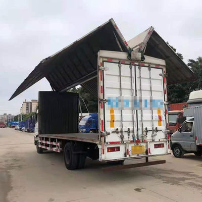 Χρησιμοποιημένο DONGFENG Van Cargo Truck 6 κυλά το πετώντας φτερό Van 180hp Truck 4X2