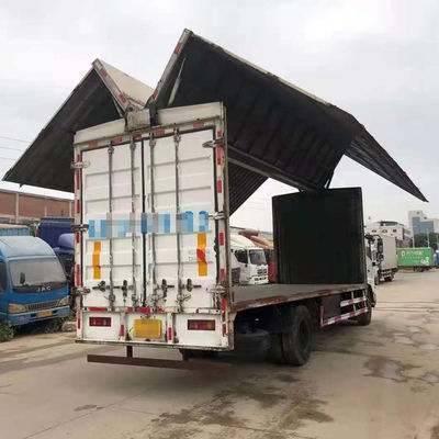 Χρησιμοποιημένο DONGFENG Van Cargo Truck 6 κυλά το πετώντας φτερό Van 180hp Truck 4X2