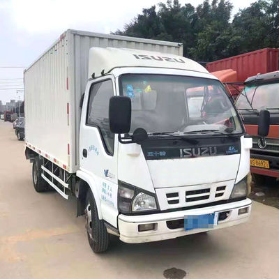 Από δεύτερο χέρι 4.2m Van Used Light καθήκον 4x2 Isuzu φορτηγό φορτίου diesel 10 τόνου
