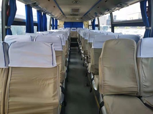 Χρησιμοποιημένο λεωφορείο 51 Yutong αημένο τουριστηκό λεωφορείο οδήγησης αερόσακων καθισμάτων ZK6110 πλαίσια χαμηλό χιλιόμετρο Yuchai οπίσθια μηχανή