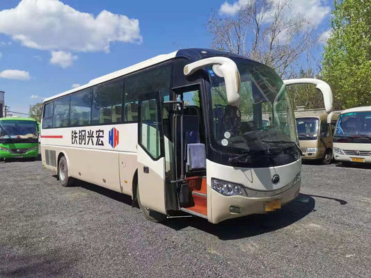 45 καθίσματα χρησιμοποίησαν Yutong ZK6999 χρησιμοποιημένες τις λεωφορείο λεωφορείων λεωφορείων το 2012 μηχανές diesel οδήγησης LHD μηχανών έτους οπίσθιες