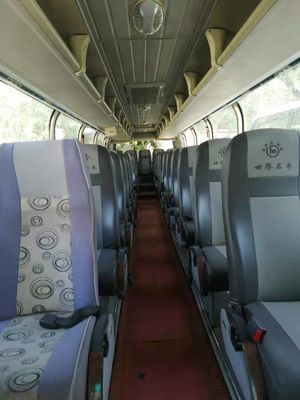 Χρησιμοποιημένο έτος 48 λεωφορείων 2013 λεωφορείων επιβατών JNP6122DEB Youngman τουρισμός αριστερή οδήγηση καθισμάτων