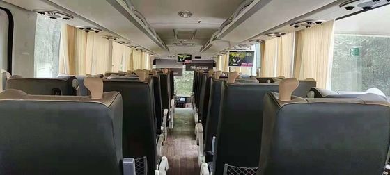 Χρησιμοποιημένο λεωφορείο ZK6120 50 Yutong καθισμάτων 2020 χρησιμοποιημένο έτος επιβατών χαμηλό χιλιόμετρο πορτών λεωφορείων διπλό