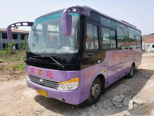 Χρησιμοποιημένο λεωφορείο ZK6752 30 Yutong ευρο- IV χαμηλό χιλιόμετρο πετρελαιοκίνητων μπροστινό χρησιμοποιημένο μηχανή μίνι λεωφορείων καθισμάτων