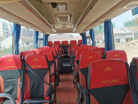 Χρησιμοποιημένο λεωφορείο ZK6752 30 Yutong ευρο- IV χαμηλό χιλιόμετρο πετρελαιοκίνητων μπροστινό χρησιμοποιημένο μηχανή μίνι λεωφορείων καθισμάτων