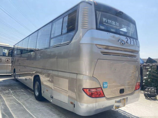 Τα χρησιμοποιημένα λεωφορείων λεωφορείων υψηλότερα πλαίσια αερόσακων μηχανών εμπορικών σημάτων KLQ6115 51seats Weichai οπίσθια διπλασιάζουν τις πόρτες που αφήνονται την οδήγηση