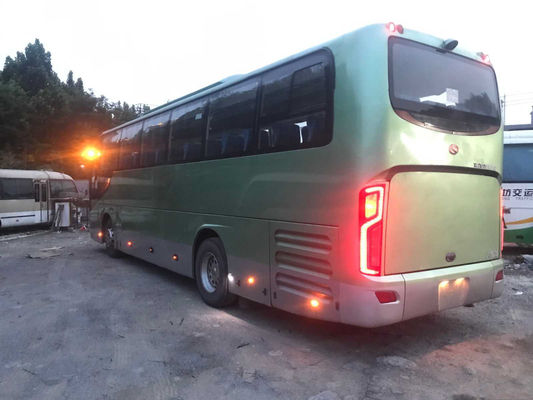 Διπλό χρησιμοποιημένο πόρτες λεωφορείο 51 λεωφορείων λεωφορείων Kinglong οπίσθια μηχανή πλαισίων XMQ6113 Yuchai αερόσακων καθισμάτων