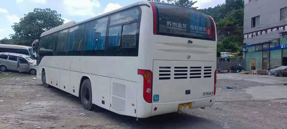 Το χρησιμοποιημένο λεωφορείο πρότυπο KLQ6129 λεωφορείων χρησιμοποίησε το υψηλότερο λεωφορείο 53 καθισμάτων καλό επιβατών χαμηλό χιλιόμετρο πλαισίων χάλυβα πορτών λεωφορείων διπλό