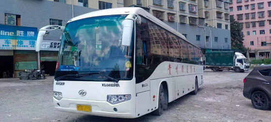 Η τρέχουσα νέα άφιξη χρησιμοποίησε το υψηλότερο λεωφορείο 53 λεωφορείων KLQ6129TA χρησιμοποιημένο λεωφορείο μηχανών diesel καθισμάτων με τη μηχανή Yuchai