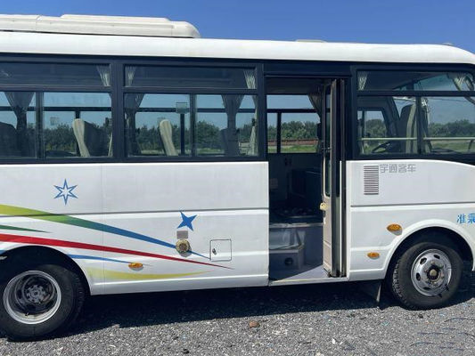 Χρησιμοποιημένο λεωφορείο 53 μηχανή ZK6720D αναστολής 98kw Yuchai ανοίξεων BusesPlate λεωφορείων καθισμάτων