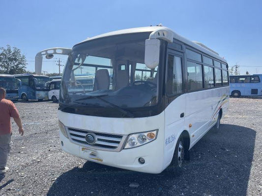 Χρησιμοποιημένο λεωφορείο 53 μηχανή ZK6720D αναστολής 98kw Yuchai ανοίξεων BusesPlate λεωφορείων καθισμάτων