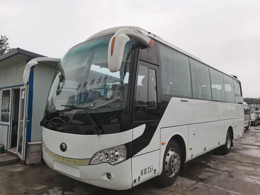 Λεωφορείο 35 YUTONG καθισμάτων από δεύτερο χέρι diesel καυσίμων ZK6107 χρησιμοποιημένο λεωφορείο λεωφορείο λεωφορείων λεωφορείων χρησιμοποιημένο εξαγωγή