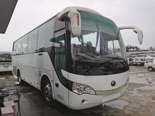 Λεωφορείο 35 YUTONG καθισμάτων από δεύτερο χέρι diesel καυσίμων ZK6107 χρησιμοποιημένο λεωφορείο λεωφορείο λεωφορείων λεωφορείων χρησιμοποιημένο εξαγωγή