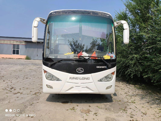 Kinglong 55 χρησιμοποιημένο λεωφορείο λεωφορείων Passager πόλεων οχημάτων πυκνών δρομολογίων αναστολής ανοίξεων φύλλων καθισμάτων XMQ6126 για την πώληση
