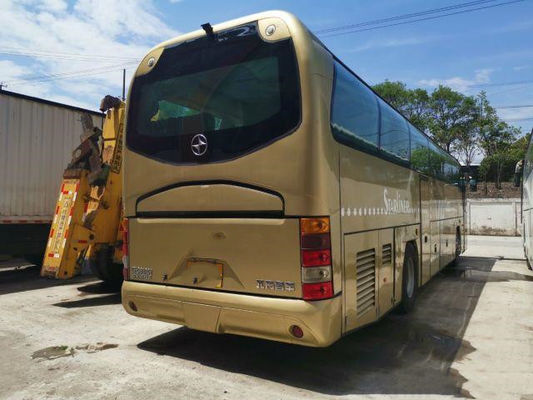 Sightseeing Bus Πίσω Διπλές Πόρτες κινητήρα Weichai Beifang Μεταχειρισμένο Tour Bus BJF6120