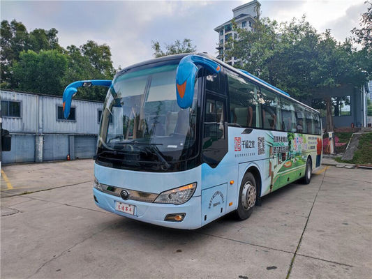 Το διπλό λεωφορείο 49 Yutong τιμών εμπορικών σημάτων ZK6116 Yutong λεωφορείων καταστρωμάτων καθίσματα χρησιμοποίησε τη διπλή πόρτα μηχανών 400kw Weichai λεωφορείων της Toyota Hiace