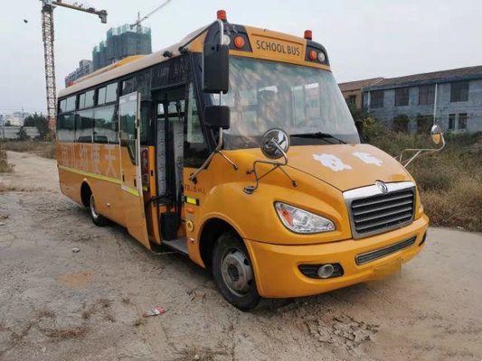 Το χρησιμοποιημένο λεωφορείο λεωφορείων λεωφορείων 30 Seater ακτοφυλάκων το 2018 Dongfeng EQ6750 TOYOTA σχολικών λεωφορείων χρησιμοποίησε 44 καθίσματα