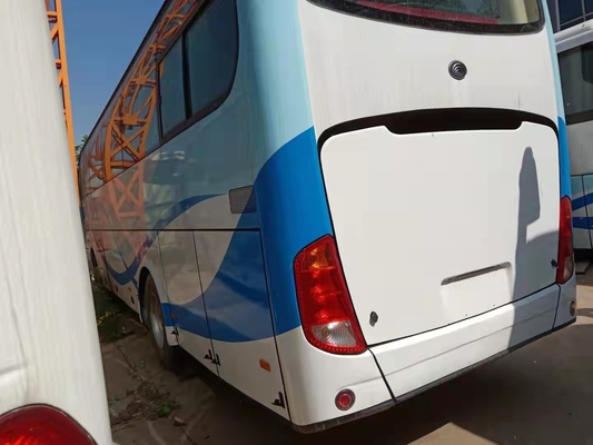 46 καθίσματα χρησιμοποίησαν χρησιμοποιημένο λεωφορείο λεωφορείων Yutong ZK6110 το λεωφορείο 2014 λεωφορείο επιβατών οδήγησης LHD έτους 100km/H
