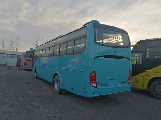 60 καθισμάτων 2015 χρησιμοποιημένο έτος λεωφορείων Zk6110 diesel λεωφορείο λεωφορείων μηχανών χρησιμοποιημένο Yutong για τον κάτοχο διαρκούς εισιτήριου
