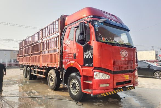 Χρησιμοποιημένο φορτηγό φορτίου πιάτων στηλών φορτηγών απορρίψεων της JAC 600Nm 350HP