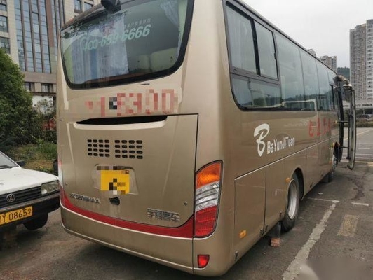 147kw χρησιμοποιημένο λεωφορείο 35 ακτοφυλάκων τουρισμού Yutong αριστερά λεωφορεία επιβατών Drive καθισμάτων