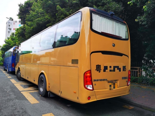 Λεωφορείο 60 λεωφορείων καθισμάτων δεξιές Drive πόρτες Yutong ZK6110 δύο επιβατών χρησιμοποιημένες λεωφορείο