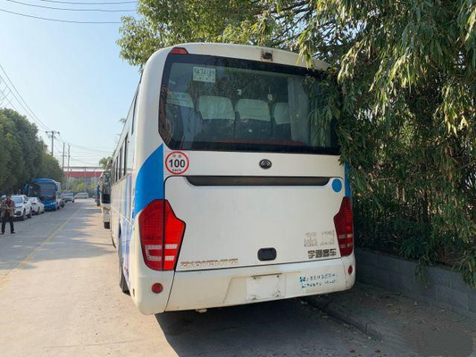 Τα χρησιμοποιημένα λεωφορεία λεωφορείων με το εναλλασσόμενο ρεύμα Zk6115 49 λεωφορείο Yutong Seater μεταφέρουν χειρωνακτικό RHD/LHD