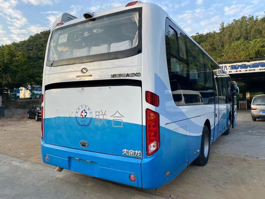 Μακριά XMQ6110 λεωφορείων λεωφορεία χρησιμοποιημένο λεωφορείο 55seats δύο ευρώ IV 2+3layout βασιλιάδων πορτών
