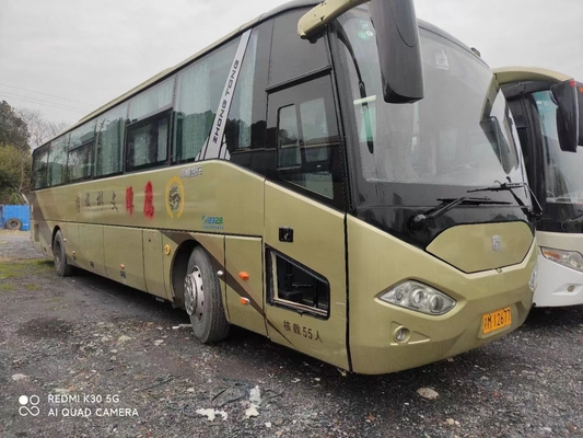 2015 έτος 55 χρησιμοποιημένο κάθισμα λεωφορείο 199kw χεριών λεωφορείων ZLCK6120 δεύτερος Zhongtong με LHD για τον επιβάτη