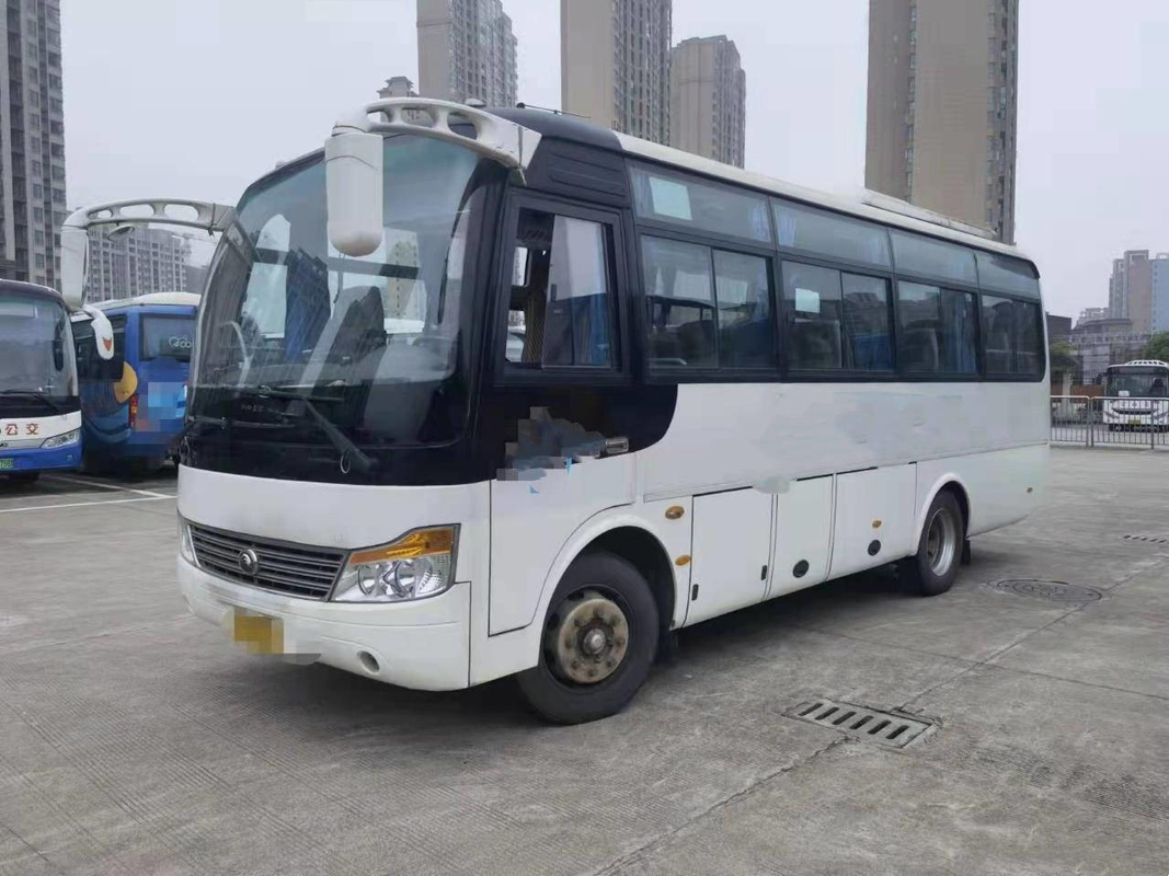 ZK6752D1 χρησιμοποιημένο μίνι λεωφορείο 30 λεωφορείων μηχανών Yutong μπροστινό δεξί λεωφορείο επιβατών οδηγών καθισμάτων