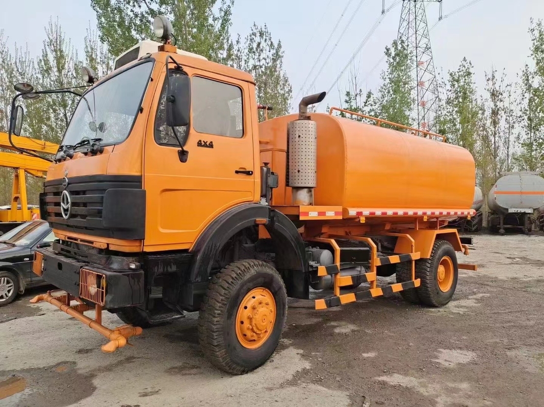 LHD 15 κυβικό πλήρες Drive 4X4 φορτηγών 290hp ψεκαστήρων δεξαμενών νερού μετρητών από τον ψεκαστήρα οδικού νερού