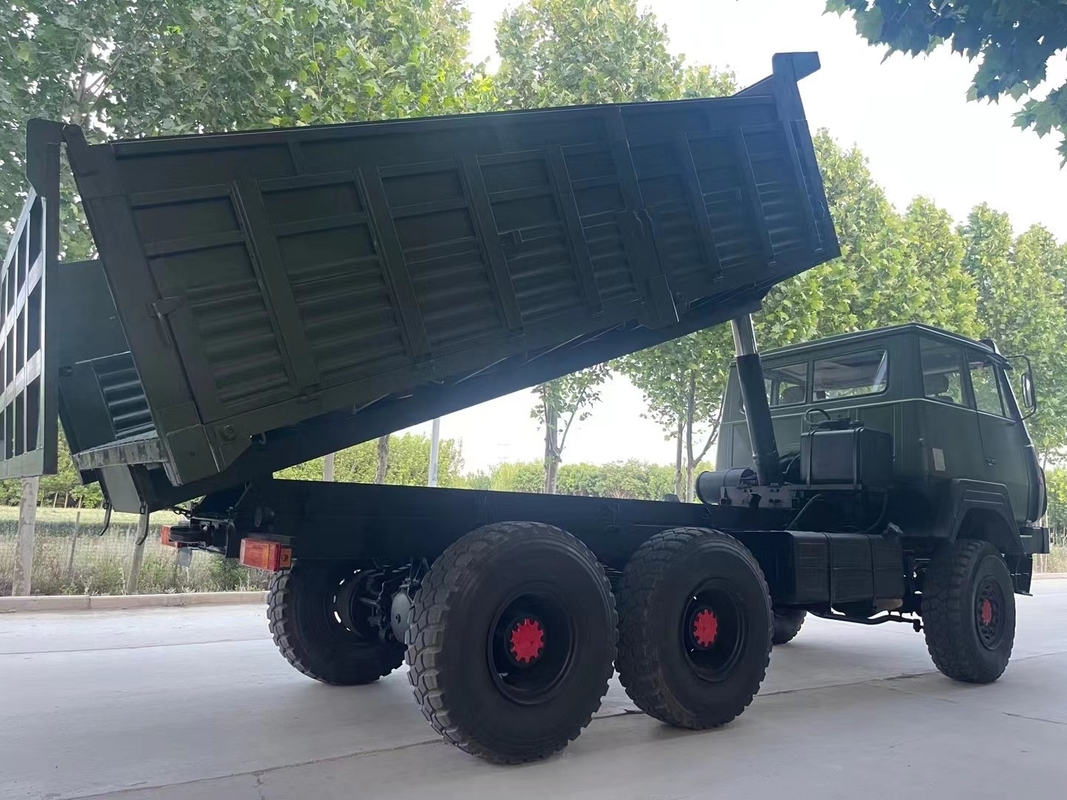 Χρησιμοποιημένο 310hp ισχυρό diesel Tipper Drive καυσίμων πλήρες με 3 διαφορικά κλειδώνει το φορτηγό απορρίψεων 6X6