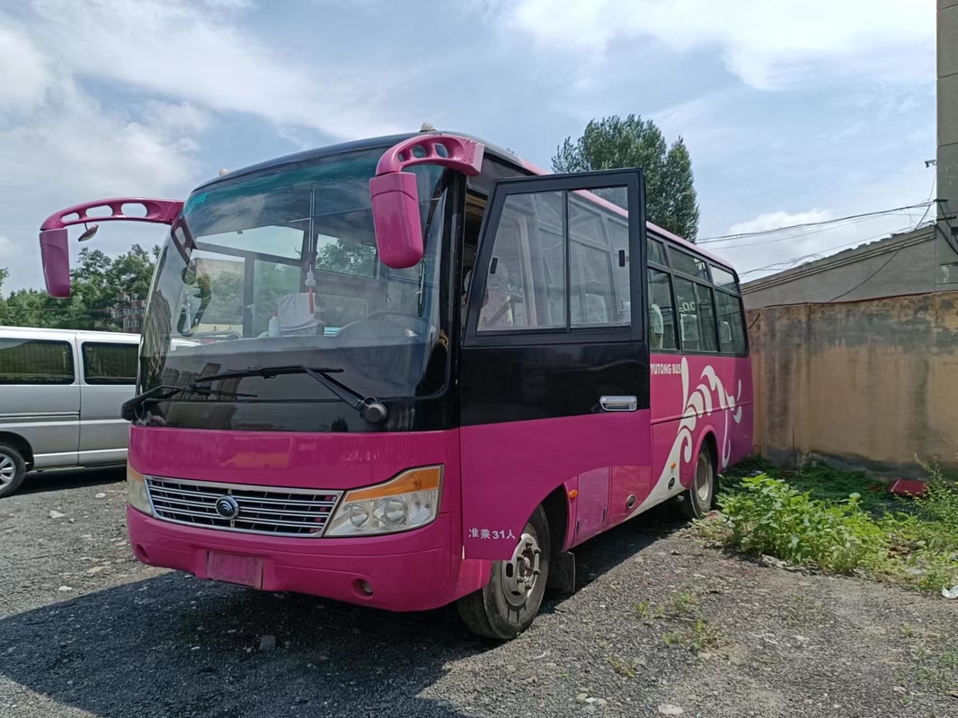 31 Seater μίνι λεωφορείων σχολικό λεωφορείο μηχανών Yutong μπροστινό Bus Passenger Van ZK6752D Used