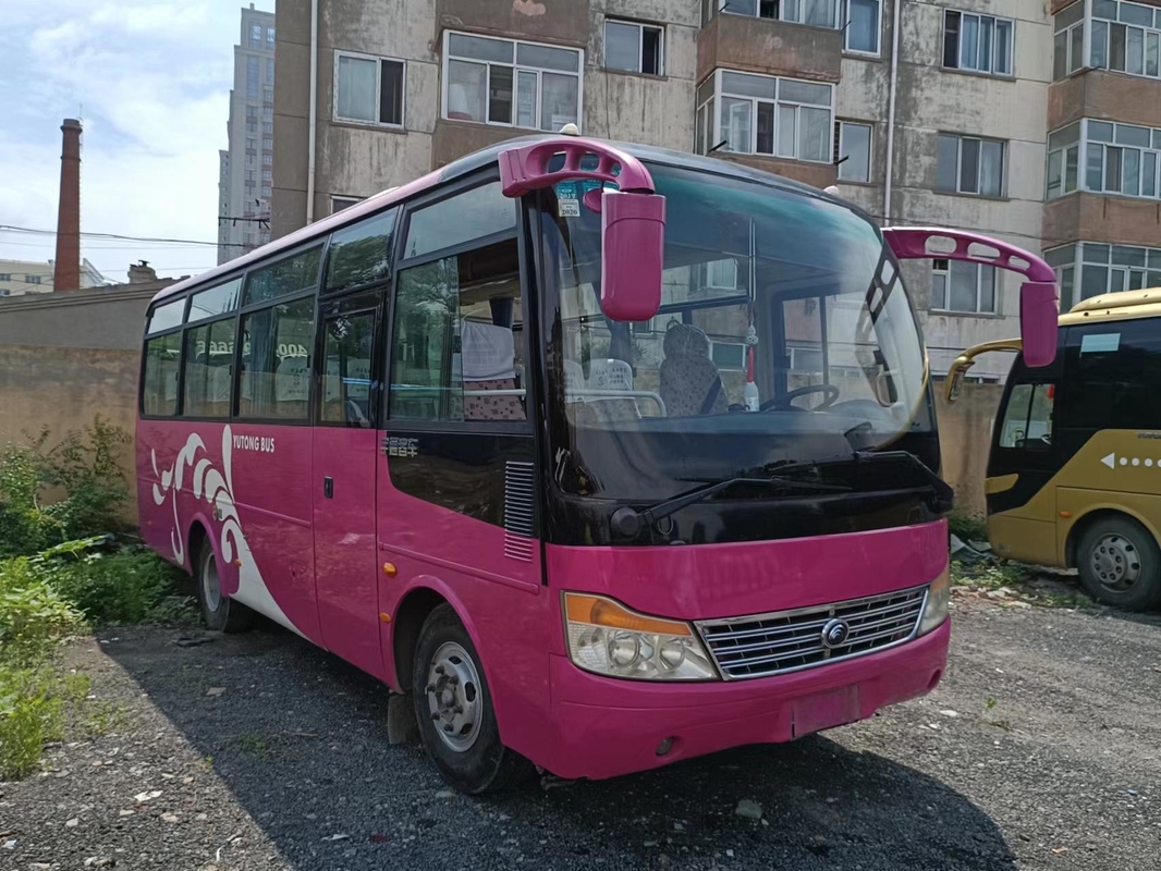 31 Seater μίνι λεωφορείων σχολικό λεωφορείο μηχανών Yutong μπροστινό Bus Passenger Van ZK6752D Used