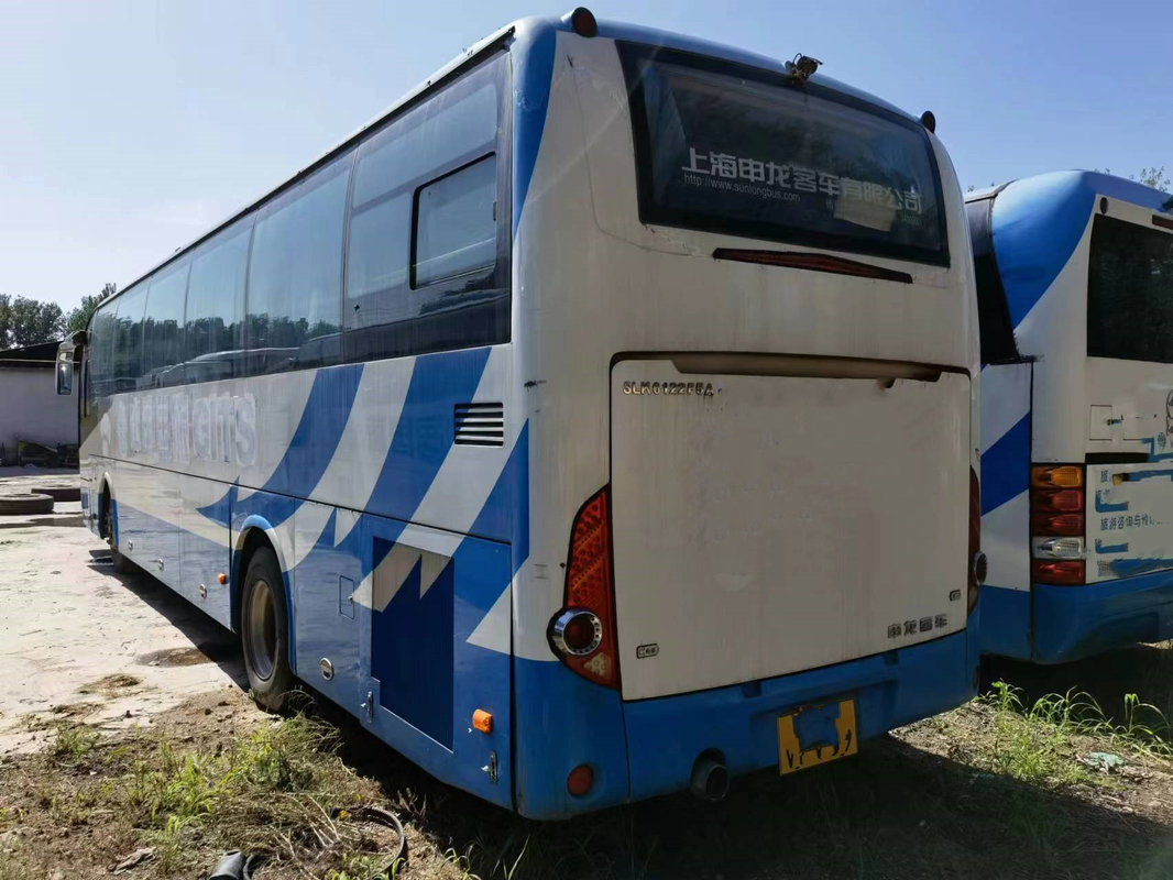 Η οπίσθια μηχανή Sunlong χρησιμοποίησε τα υψηλά πλαίσια αναστολής 55seats αερόσακων λεωφορείων LHD SLK6122 λεωφορείων