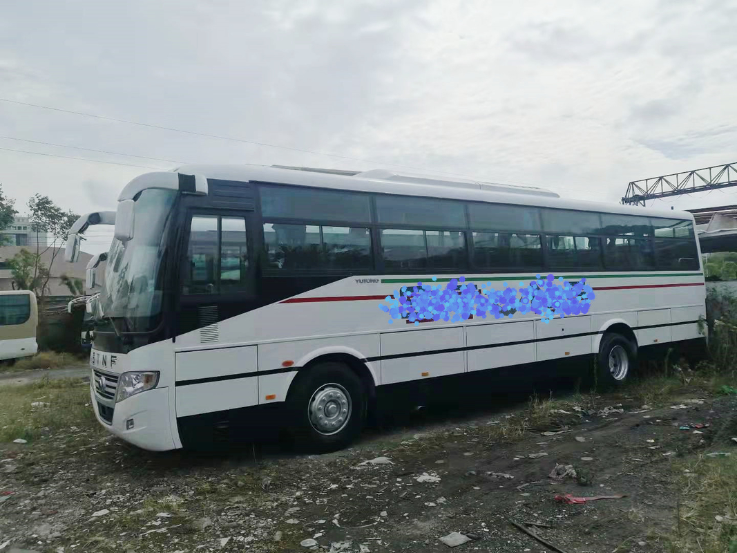 RHD/LHD χρησιμοποίησε το λεωφορείο 2+3layout 60seats λεωφορείων με την αναστολή Yutong ZK6112D ανοίξεων πιάτων προφυλακτήρων