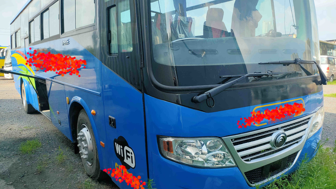Μπροστινός μηχανών λεωφορείων Yutong όρος συστημάτων ZK6112D Drive 53seats WIFI εμπορικών σημάτων δεξής