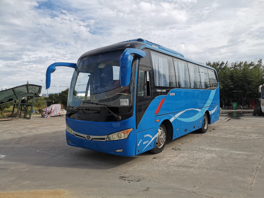 XMQ6802 χρησιμοποιημένο λεωφορείο 35seats οδήγησης λεωφορείων αημένο Kinglong ηλεκτρική αναστολή αερόσακων YC4G 147kw