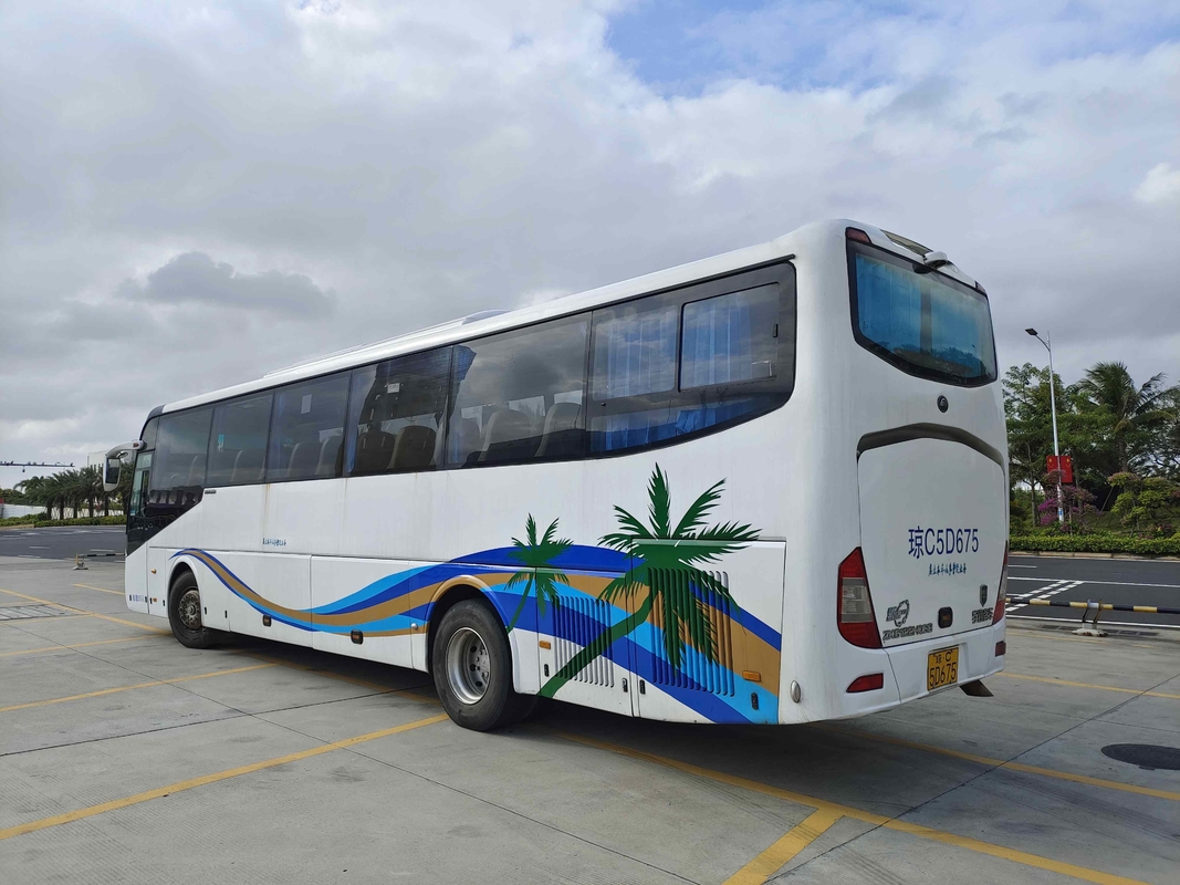 2015 έτος 55 χρησιμοποιημένη Seater διπλή πόρτα μηχανών diesel λεωφορείων Zk6122 LHD Yutong