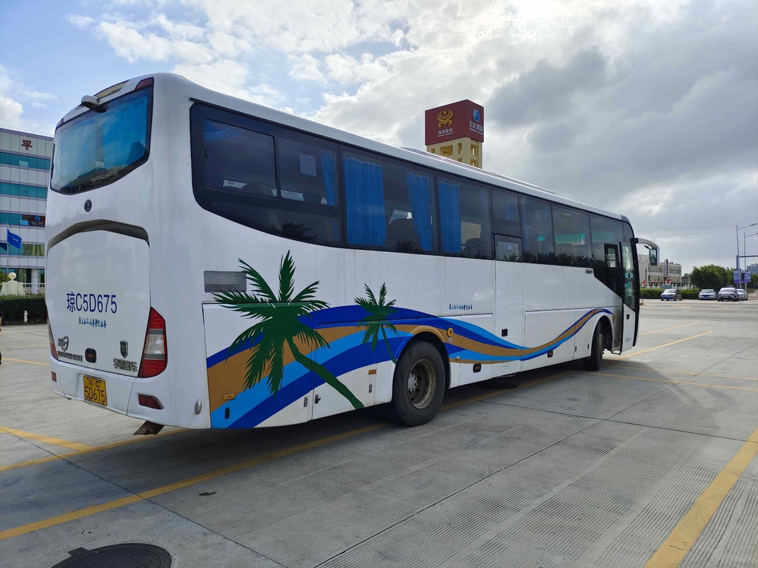 2015 έτος 55 χρησιμοποιημένη Seater διπλή πόρτα μηχανών diesel λεωφορείων Zk6122 LHD Yutong