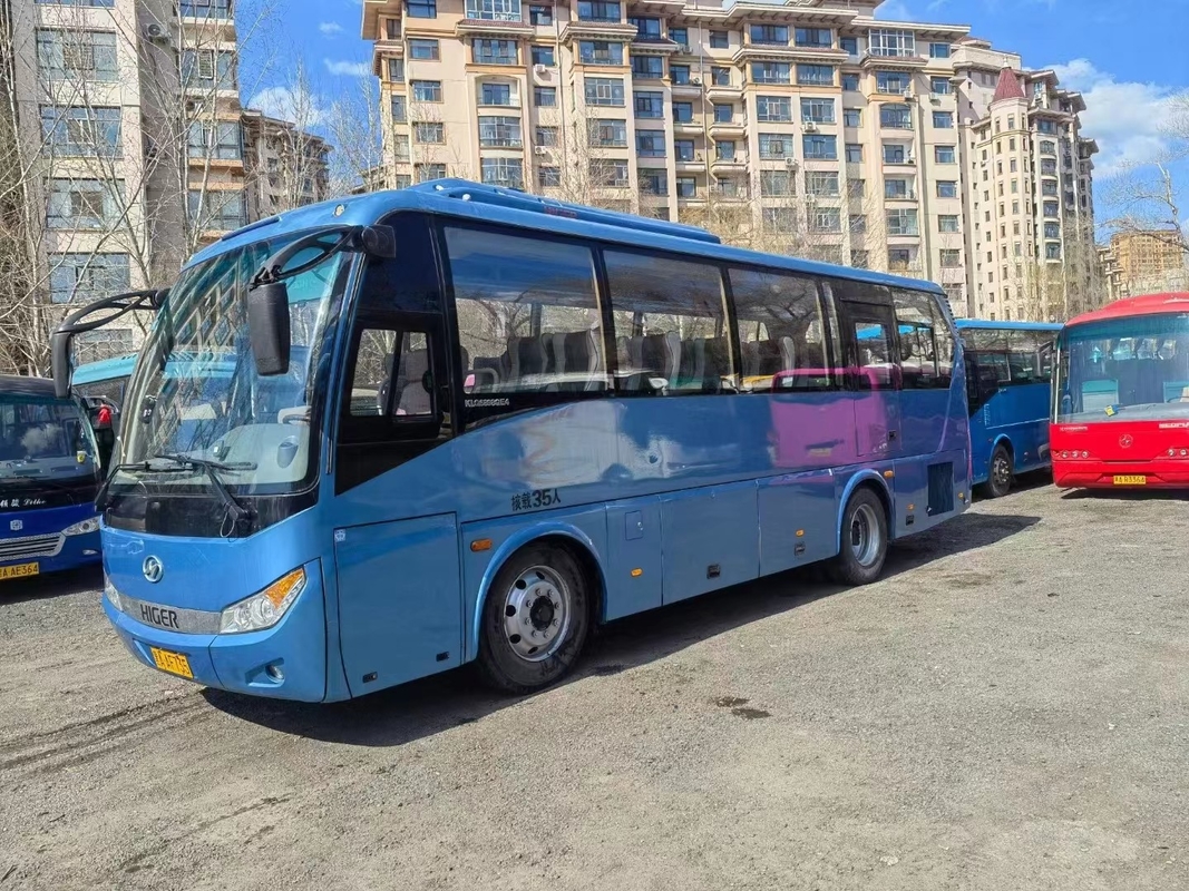 2015 Έτος 35 θέσεων Χρησιμοποιούμενο KLQ6898 λεωφορείο λεωφορείου LHD Στροφή κινητήρας ντίζελ Μεταφορά μεγάλων αποστάσεων