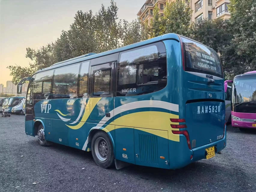 2017 έτος 34 χρησιμοποιημένη καθίσματα υψηλότερη μηχανή diesel οδήγησης λεωφορείων LHD KLQ6796 μίνι κανένα ατύχημα