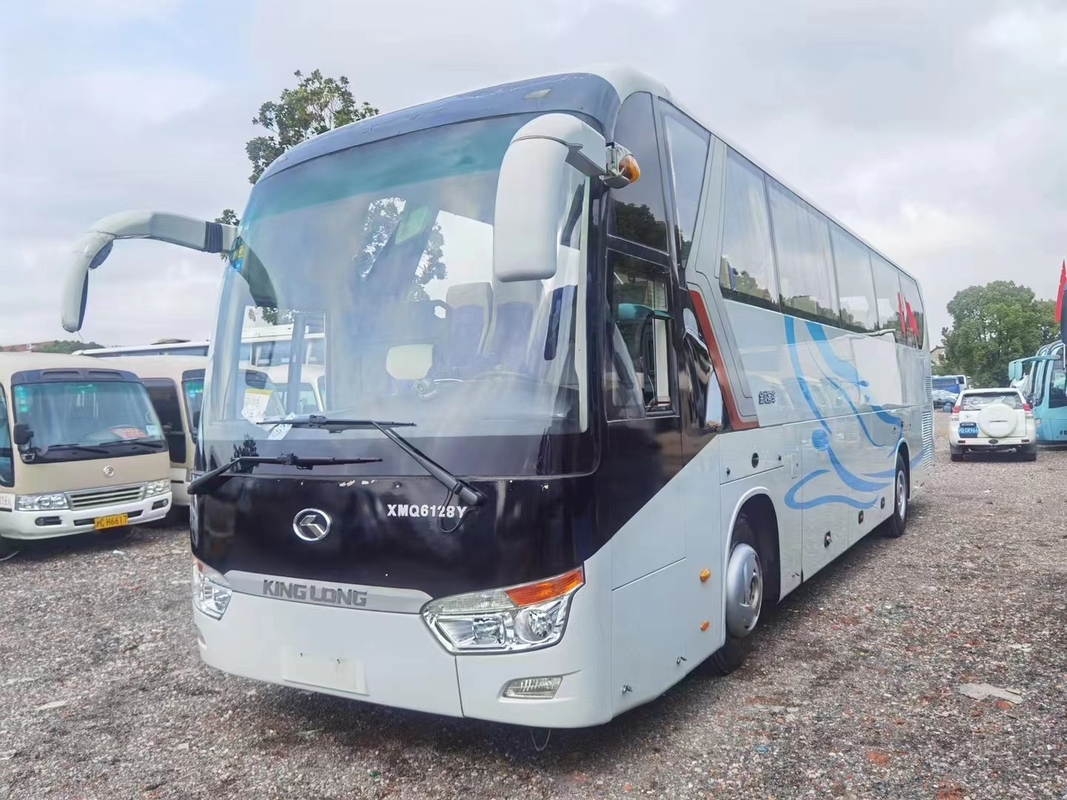 Kinglong Coach Bus Luxury XMQ6128 55 θέσεων Πολυτελές τουριστικό λεωφορείο Μεταχειρισμένο τουριστικό λεωφορείο