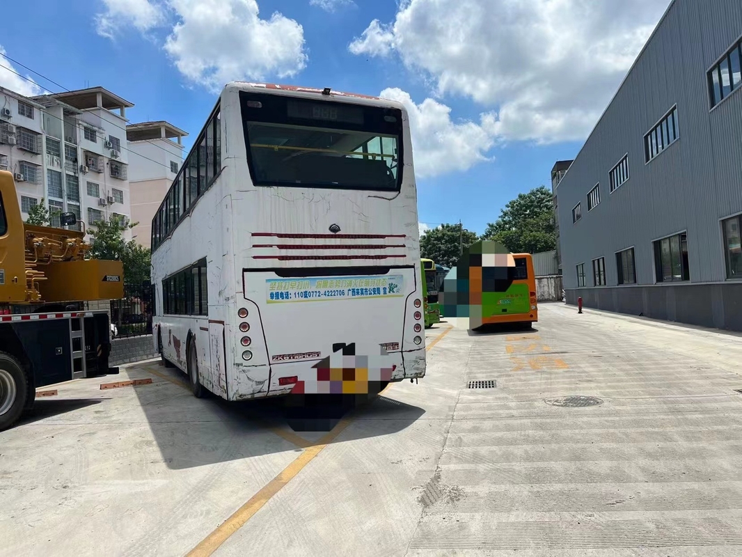 Zk6116HG Μεταχειρισμένο Ταξιδιωτικό Λεωφορείο Yutong 86/78 Άτομα Μεταχειρισμένο αστικό λεωφορείο Διώροφο