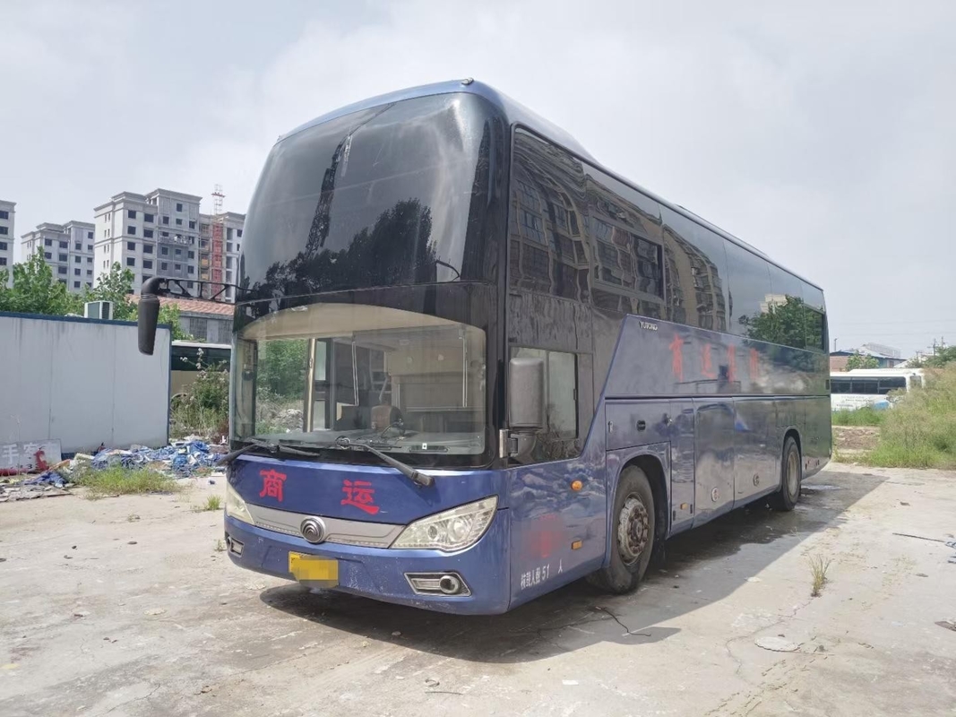 Λεωφορεία μεγάλων αποστάσεων Yutong ZK6118 51 θέσεων Yuchai 206 kw Μεταχειρισμένο τουριστικό λεωφορείο με δύο πόρτες