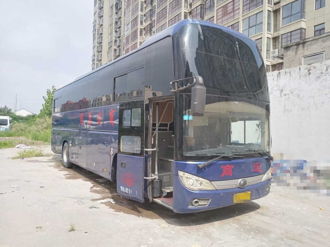 Λεωφορεία μεγάλων αποστάσεων Yutong ZK6118 51 θέσεων Yuchai 206 kw Μεταχειρισμένο τουριστικό λεωφορείο με δύο πόρτες