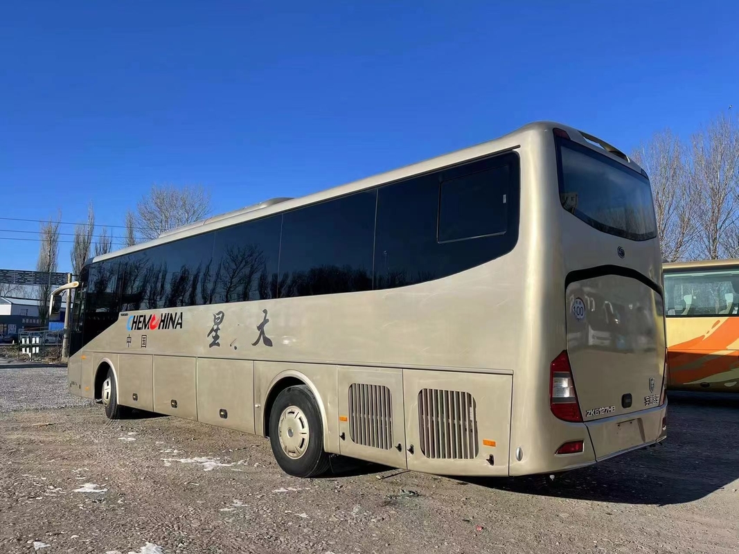 Τα χρησιμοποιημένα λεωφορεία 51seats πολυτέλειας προγυμνάζουν οπίσθια μηχανή Weichai εμπορικών σημάτων Yutong Drive δύο πορτών την αριστερή